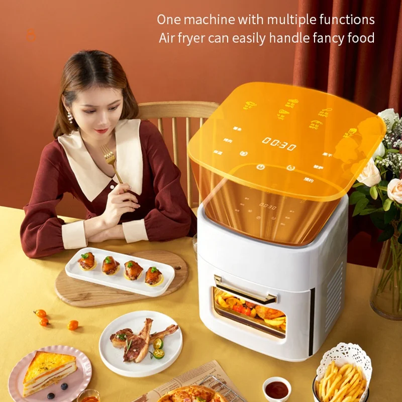 Customized logo 15L Large Capacity Air fryer toaster oven with Visual Window JD-989