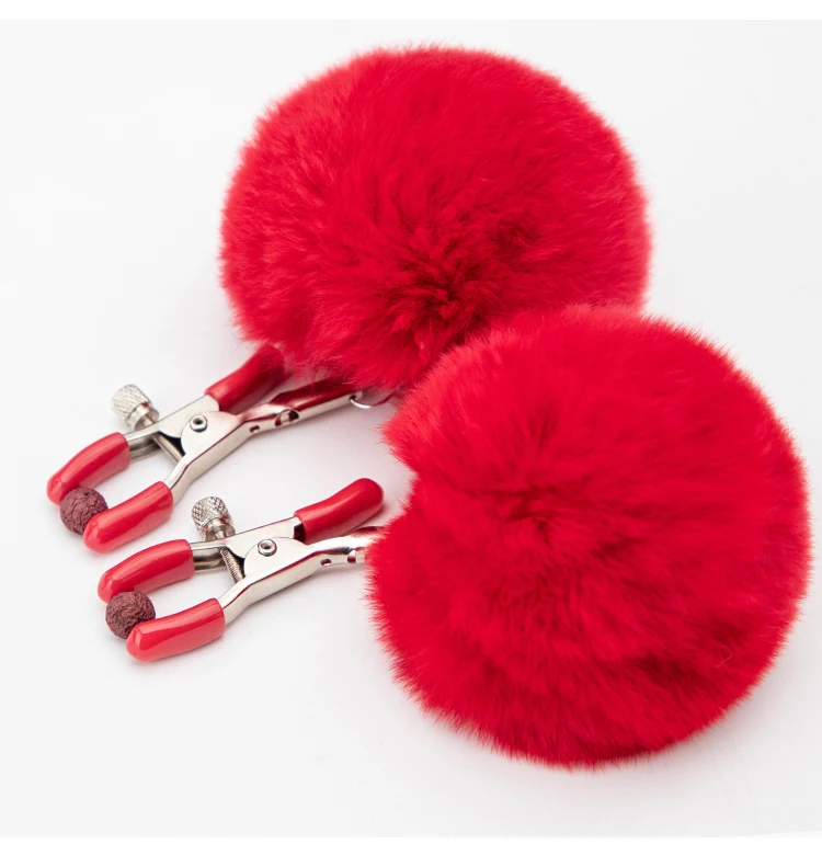 XIAER OEM/ODM  Hot Selling Women Flirting Teasing Nipple Clamps Chain Bdsm Bondage Clitoris Stimulator Clip