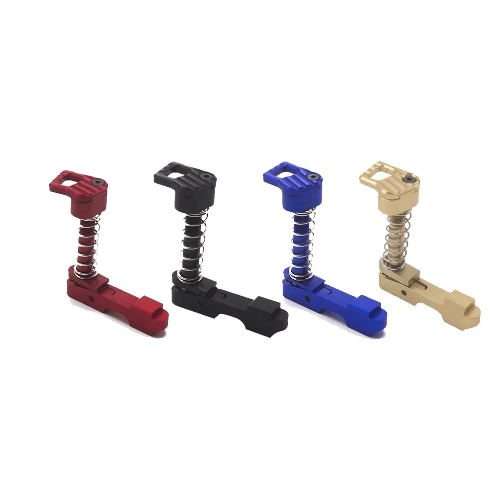 
New Style Mil-Spec 7075 Aluminum CNC Machine AR15 Ambidextrous Magazine Catch Fit For AR-15 Parts 
