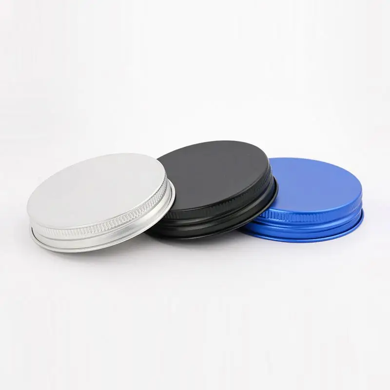 58mm 63mm 68mm bottle screw caps silver aluminum cap aluminum cover for cream jars