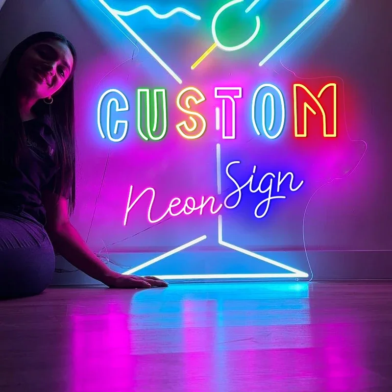 Neon Sign 10 kv Hookah Neon Sign Custom Made Wall Lights Party Wedding Shop Window Restaurant Birthday Decoration Neon Light