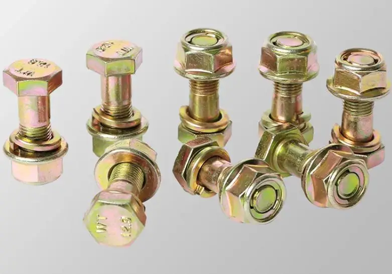 High strength color rotary tiller blade magazine screws grade 12.9