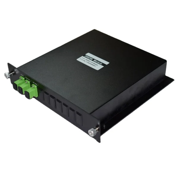 LGX модуль 8CH Mux Demux DWDM фильтры Красный Синий C ленточный фильтр