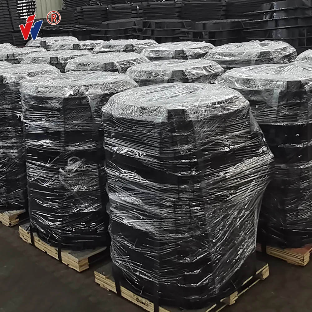EN124 D400 Cast Iron Manhole Cover: Superior Strength with Nodular Graphite, Durable and Reliable for Heavy Traffic Areas
