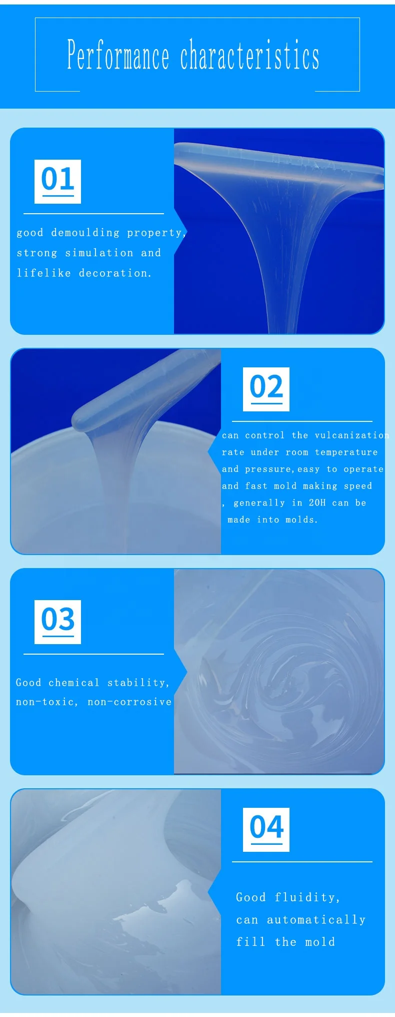 Mould  silicone rubber  making moldsstrong tear resistance and high temperature resistance    organs  silicone rubber