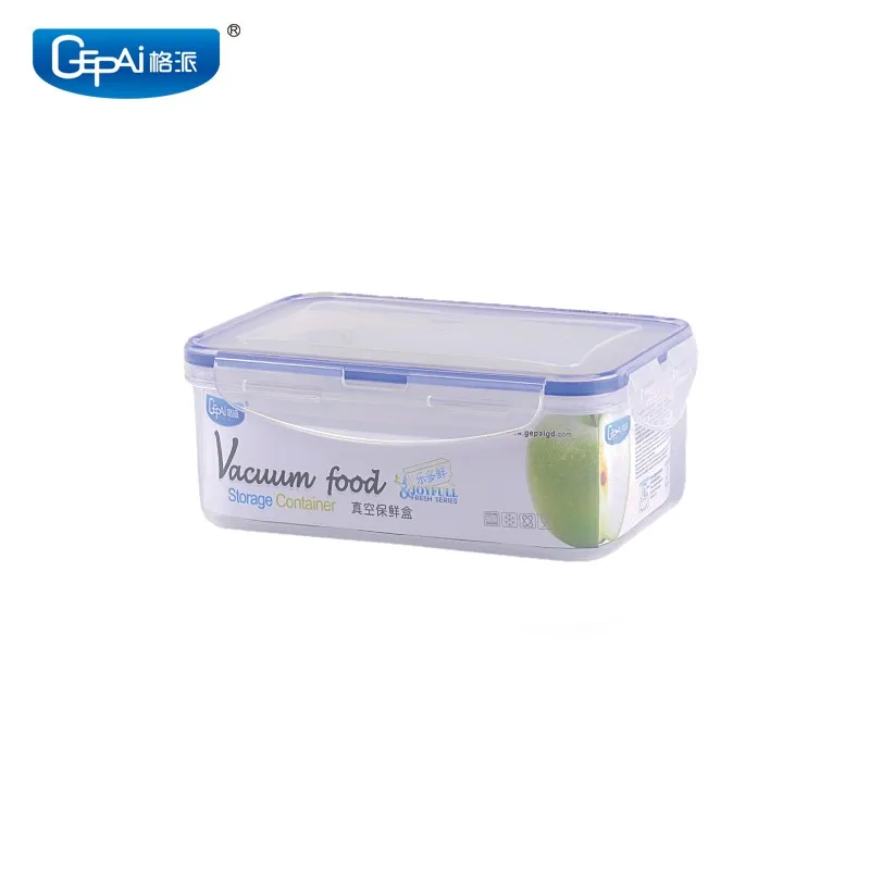 Small Rectangle High Quality Airtight Microwave Safe Fresh Keeping Plastic Take Away Food Container Transparent Modern