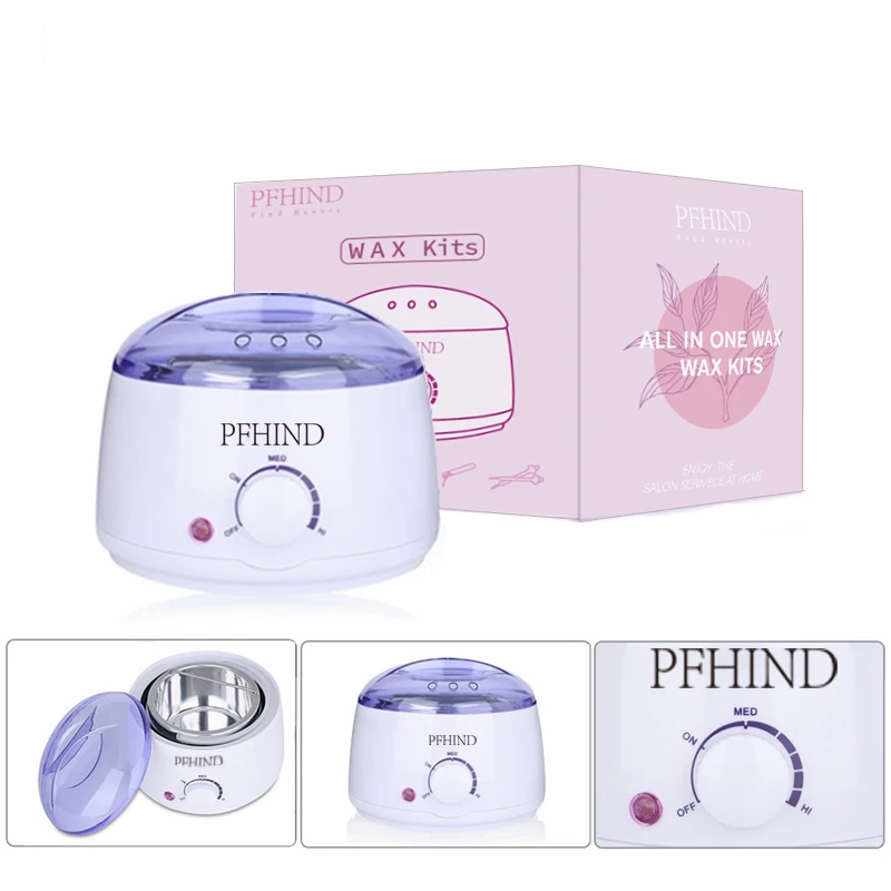 
paraffin melting electric hair removal pfhind pot melt waxing machine kit warmer wax heater 