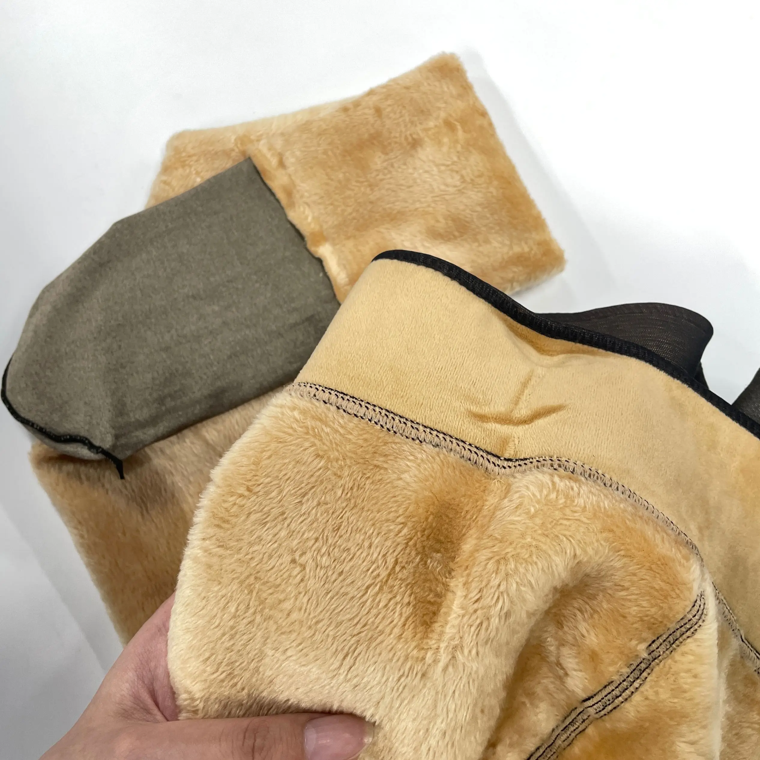 Plus size Winter Pantyhose Translucent Wool Sock Pants Winter Stocking Fleece Lined Tights Thermal Pants Legging Fake Pantyhose