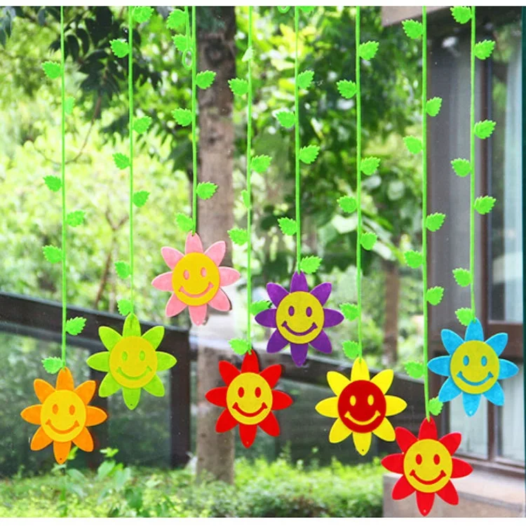 Jtnohx preschool kindergarten educational course classroom wall decoration school corridor hanging decoration