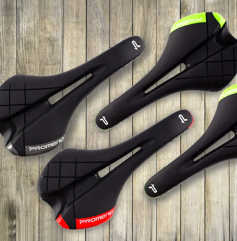 2022New Design Breathable Bicycle Saddle Seat Promend Cheap MTB Bike Durable Saddles Soft PU Leather Steel MTB Road Bike Saddles
