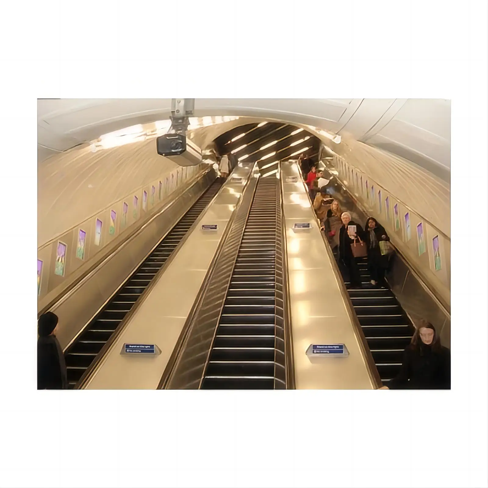 Gots VVVF Glass Electric Automatic Escalator residential escalator for Airport Shopping Mall