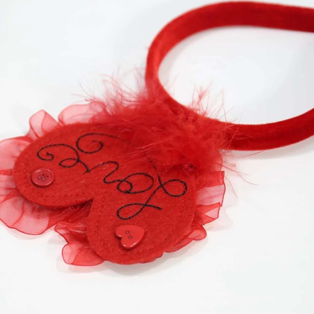 Seasonal girl festival saint valentine day decoration plastic head hair band gift