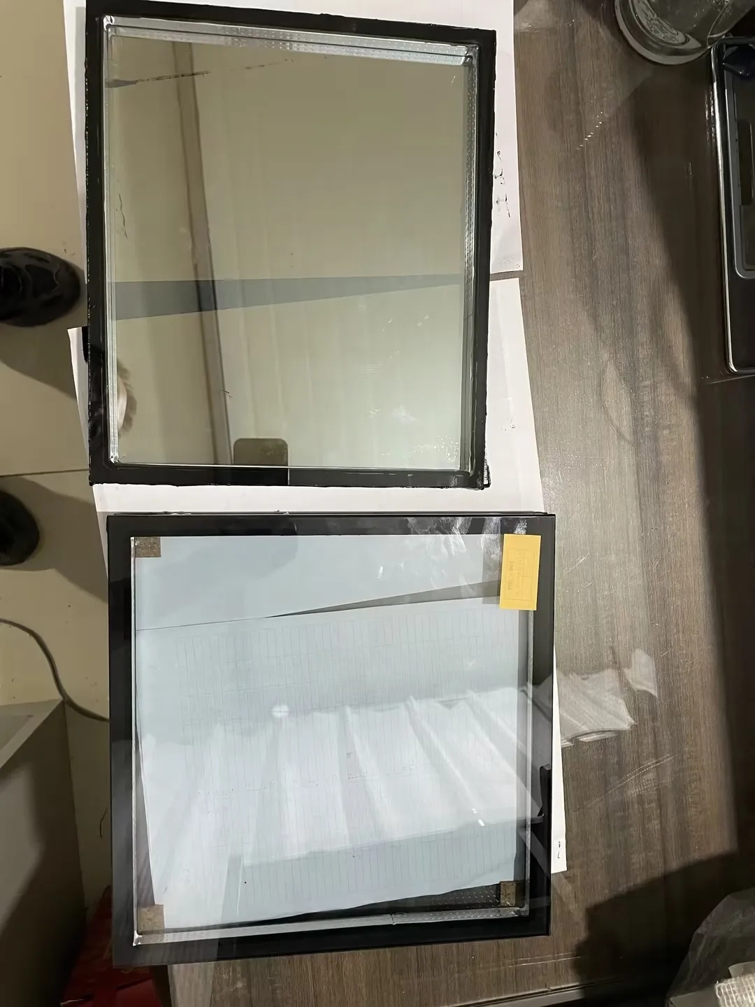 Grey blue tempered glass LOW E glass insulated glass for building curtain walls