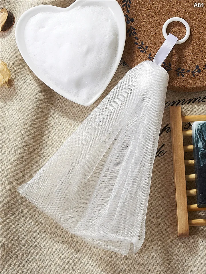 Antibacterial Foam net facial cleanser PE net for facial cleansing& Body soap net A81