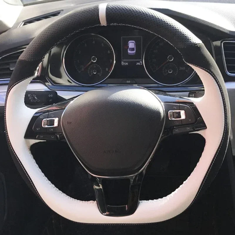 Для BMW для Toyota Audi VOLKSWAGEN VW ID4 X CC Tiguan Magotan Golf T-Roc Passat автомобильный чехол рулевого колеса автомобильные аксессуары