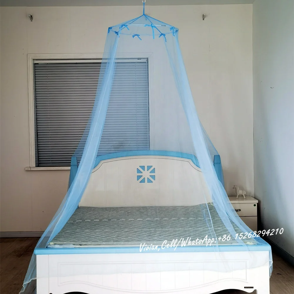 Круглая пропитанная сетка для кровати Mosquiteros whope, долговечная обработанная инсектицидами москитная сетка, круглая квадратная навес для кровати