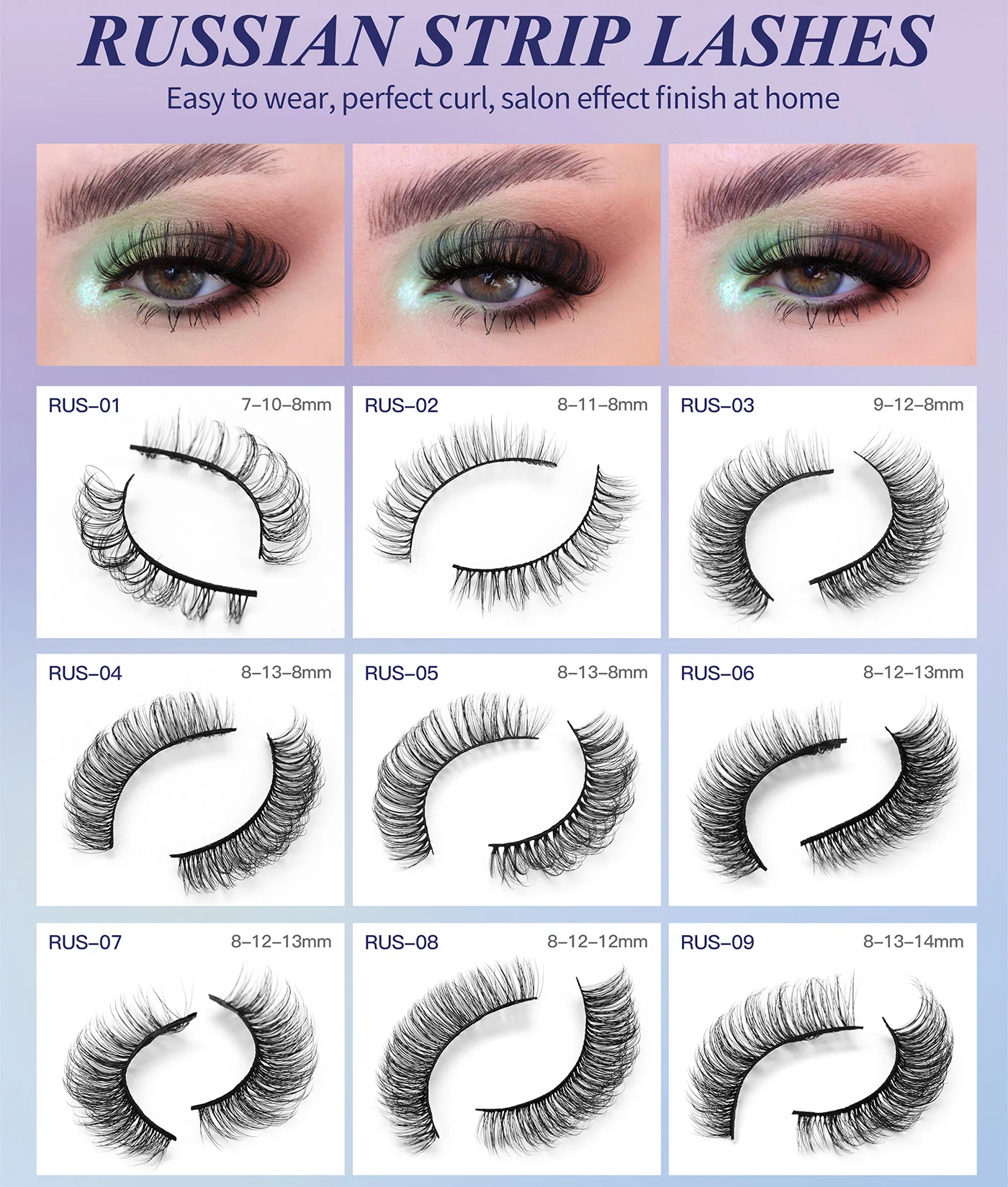 Free Sample cajitas lashes mit logo und box Light Pink Hard Russian Lash Eyes Box