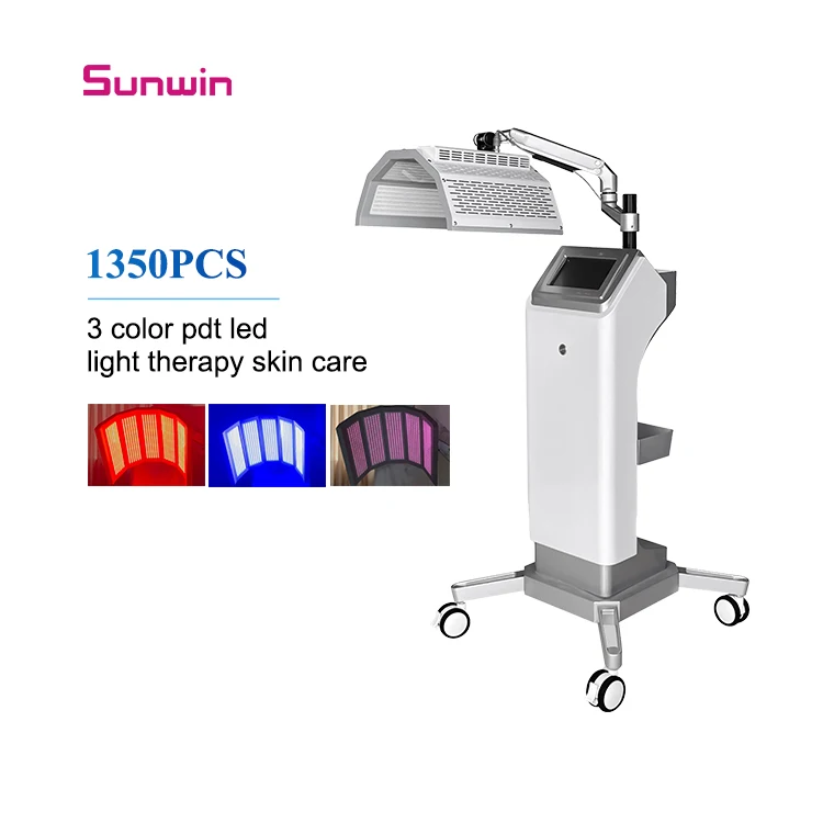 Enhanced Skin Care LED PDT Photodynamic Therapy Beauty Device for Acne Treatment featuring Infrared Red LED with 3 Color Options