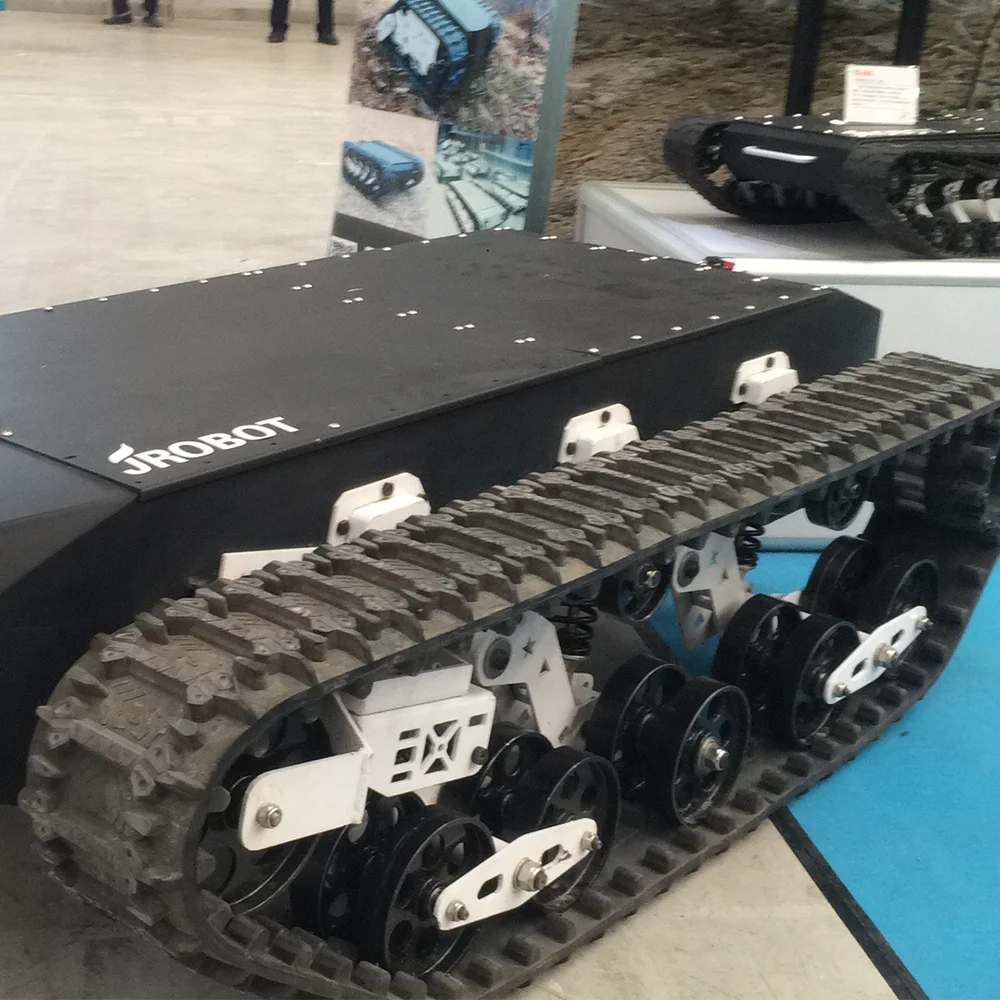 Komodo 06 electric powered all terrain rubber track vehicle for military agriculture educational development