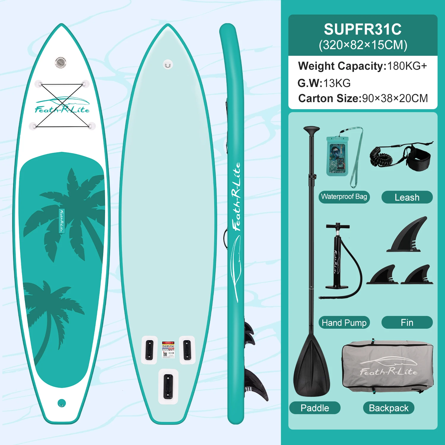 Fly Eagle RU 2025 New Design Water Sport Surfing Surfboard Wholesale Lightweight Inflatable PVC Air Sup Stand Up Paddle Board