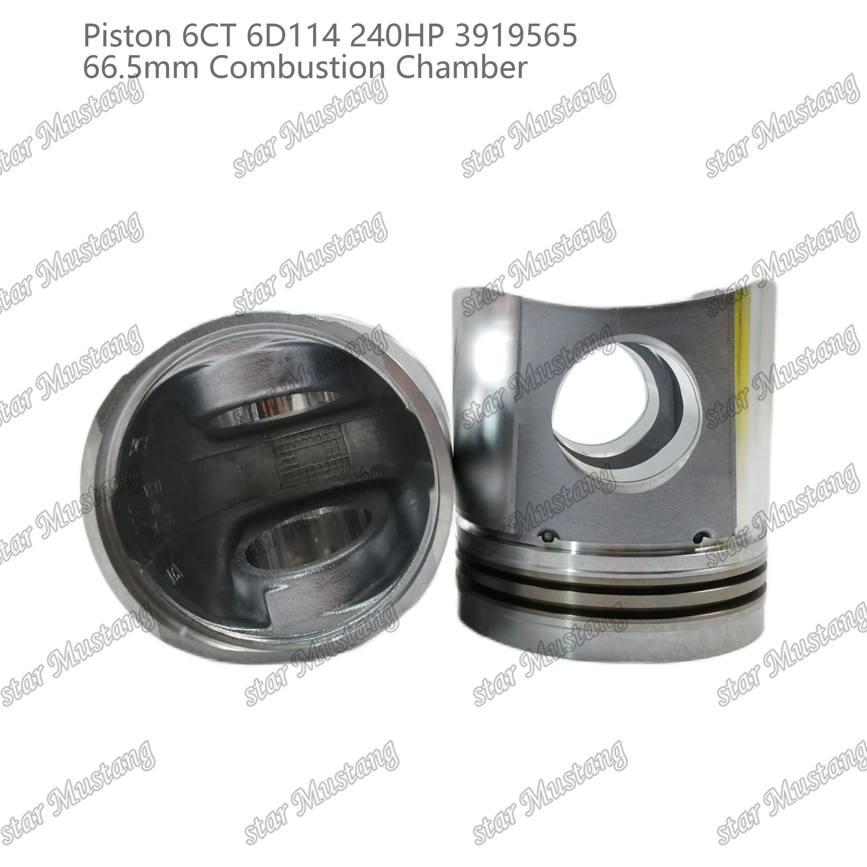 6CT 6D114 Piston 3919565 Suitable For Cummins Engine Parts
