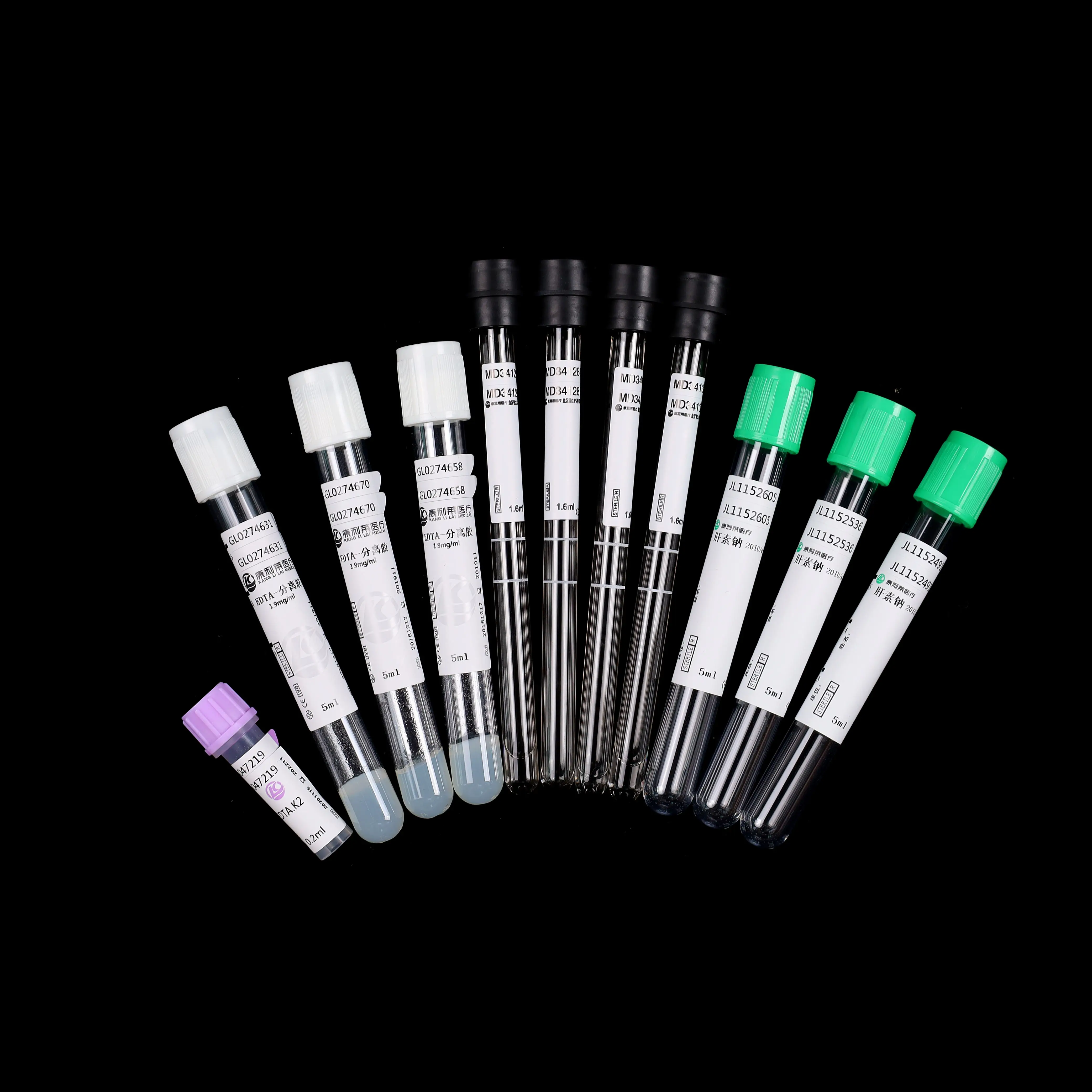 Wholesale Medical Consumables Glass/Pet Edta Vial Disposable Vacuum Blood Collection Tube Edta Blood Collection Tube