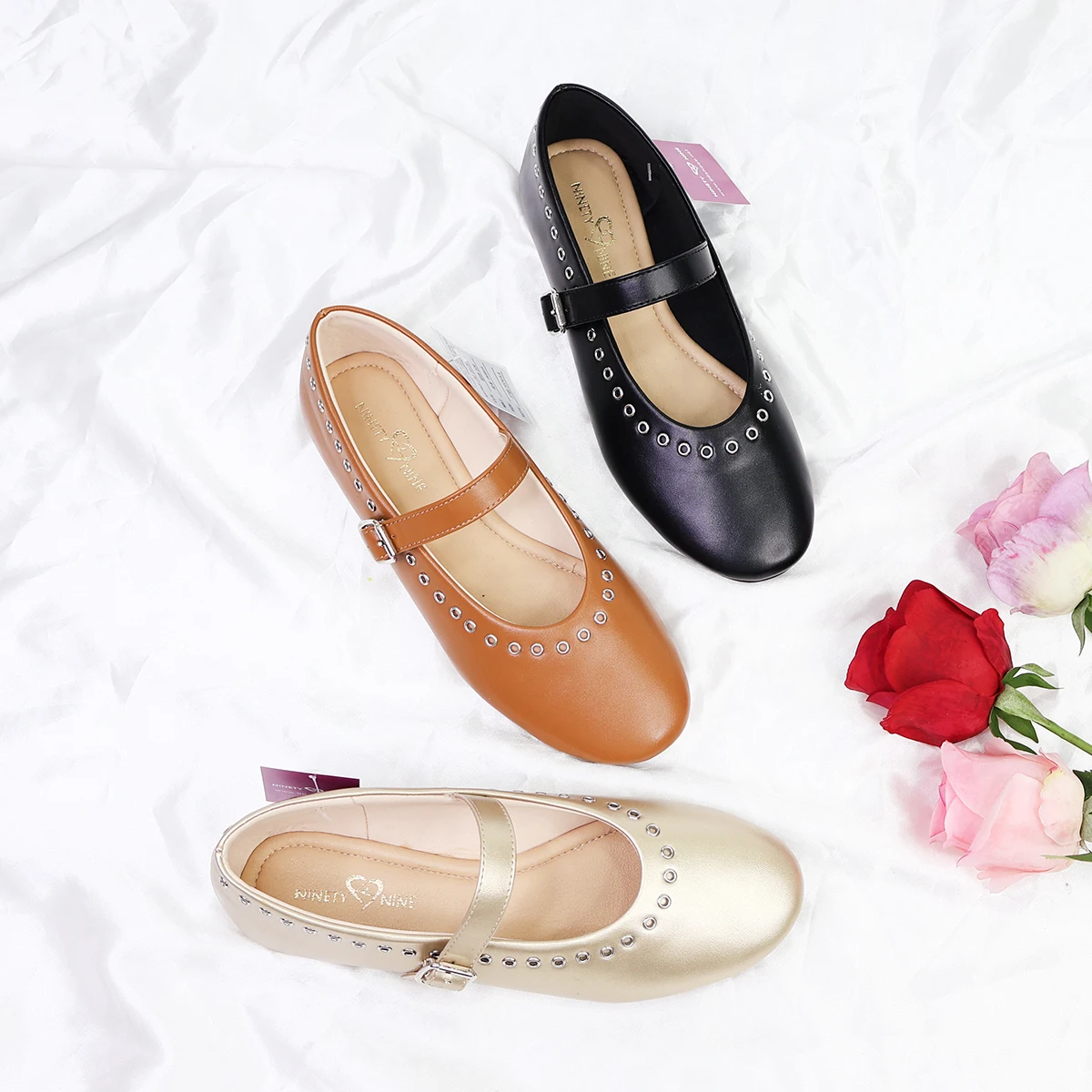 FACTORY,FABRICA HIGH QUALITY OEM ODM New Arrival  Ballet Designer mary jane Casual Soft  round Toe Flat Ladies Shoes for Women