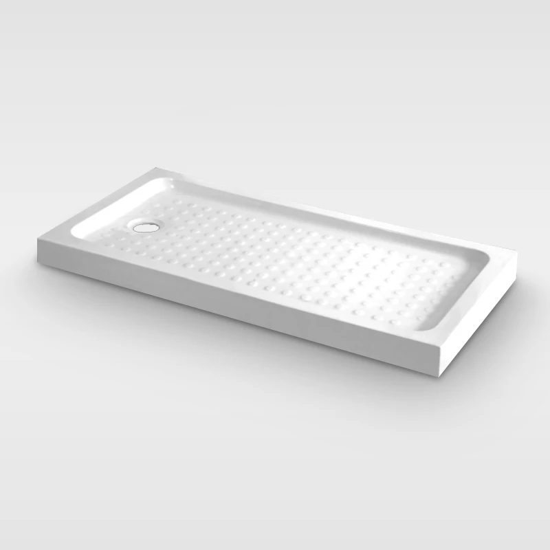  Pure and easy to clean drop in acrylic shower tray base with anti