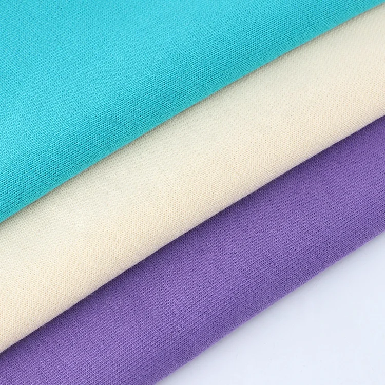 Super soft organic cotton knitted 450 gsm french terry fabric french terry cloth fabric french terry 380gsm fleece fabric