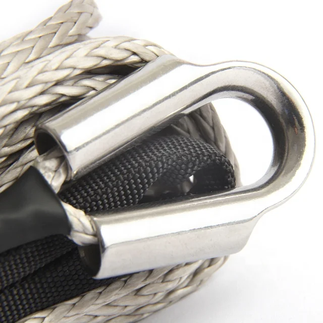 FBR 16mm synthetic electric winch rope Kinetic rope 4x4 recovery SUV/ATV/UTV/JEEP