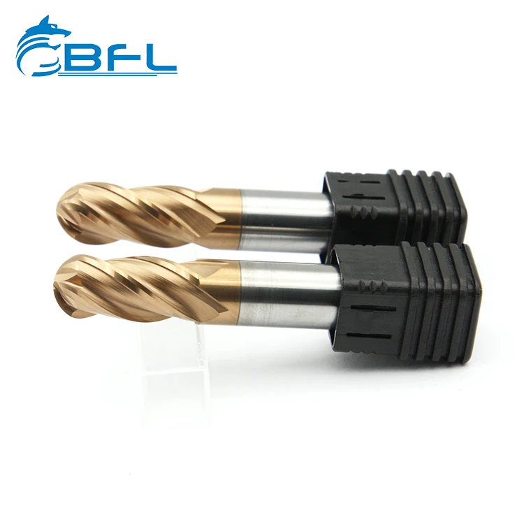 BFL Carbide Ball Nose End Mill Milling Cutters For Metal