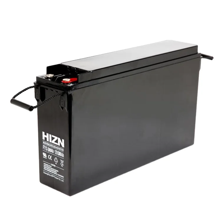 HIZN Deep Cycle Solar Storage Battery GEL Front Terminal 12V 200ah Lead Acid Batteries