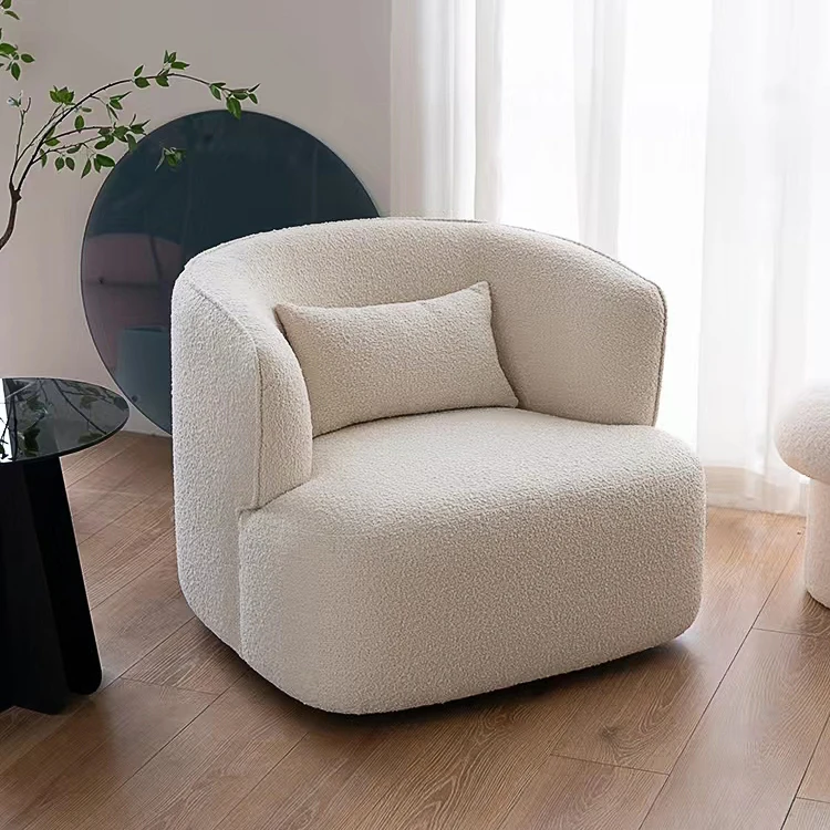 Living Room Sofa Chair Velvet Fabric Single Sofa Lounge Chair Modern Accent Furniture Leisure Seat