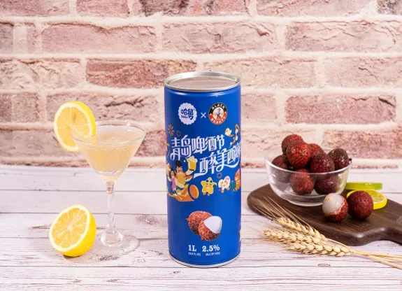 High Quality Alcoholic Drink Ha Jiu Litchi Sea Salt Wheat Craft Beer Wholesale Beer for Export