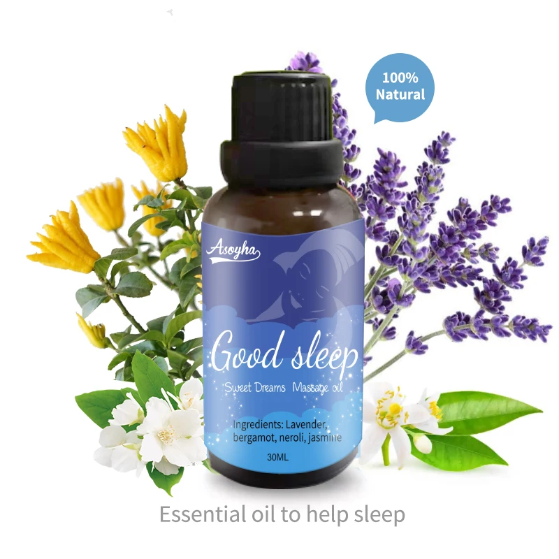 OEM & ODM Message Oil Aromatherapy Good Sleep Lavender Essential Oil