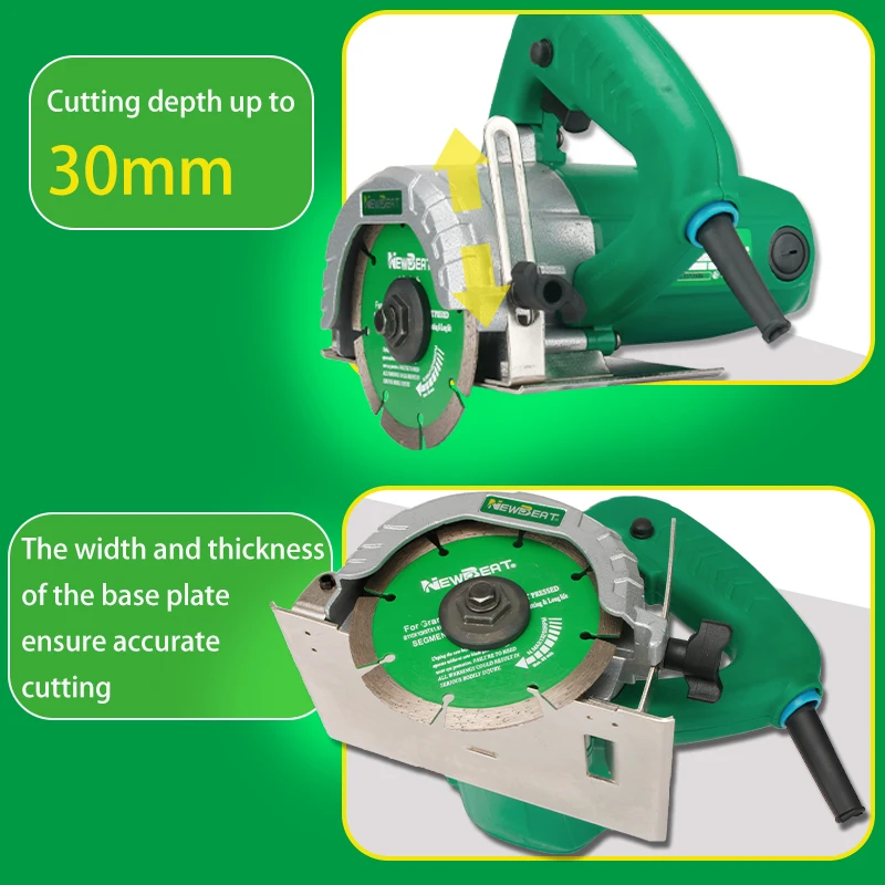 NewBeat 1300W CM4SB Concrete Cutting Tile Stone Cutting Power Tools Electric Marble Cutter Machine