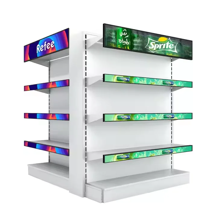 23 inch Custom Size Inch ultra Wide High-resolution Stretched bar Type Lcd Advertising Display for Supermarket Shelf Retail
