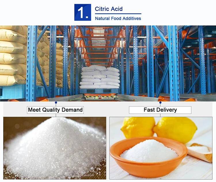 Citric Acid Monohydrate Citric Acid Anhydrous CAS 77-92-9