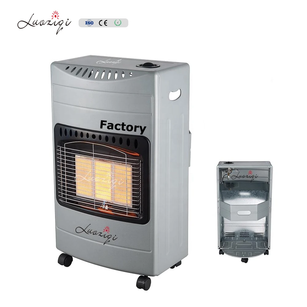 Ultra-thin Model Easy Cleaned Freestanding Moving Portable Anti-tilt Protective Device Indoor Infrared Gas Room Heater
