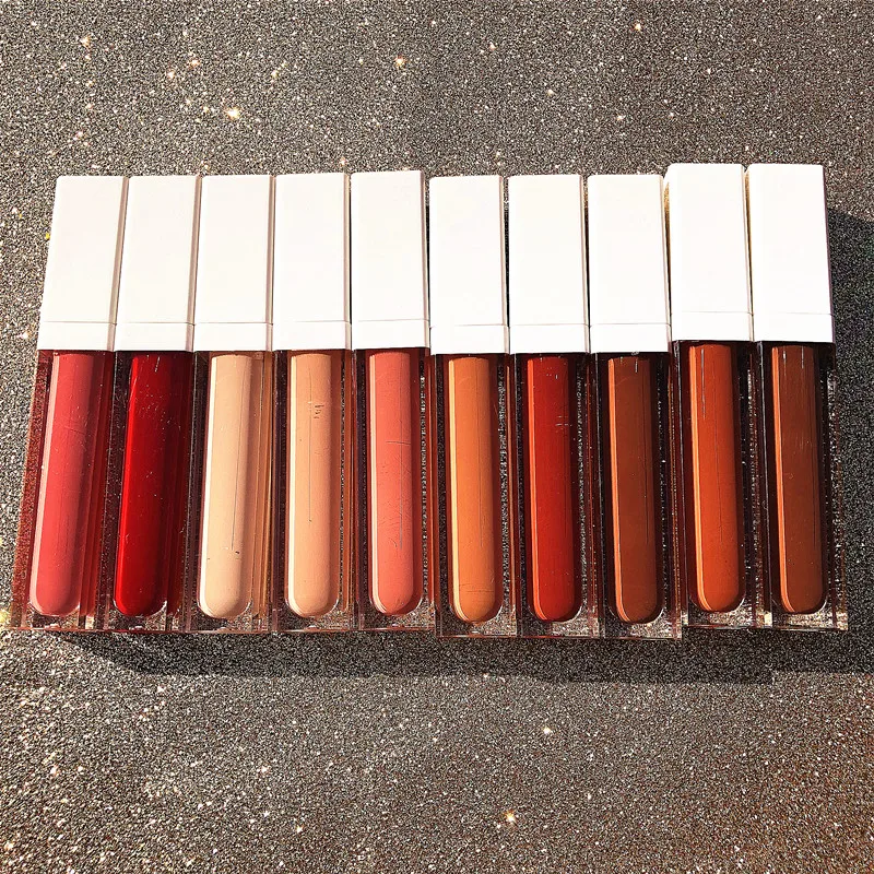  Custom Wholesale Kids Nude Lipgloss Clear Creamy Private Label Vegan Lip Gloss