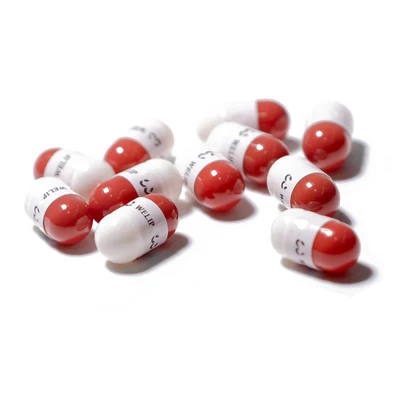 Wecaps Высокое качество Твердые таблетки желатиновые капсулы пользовательские печатные