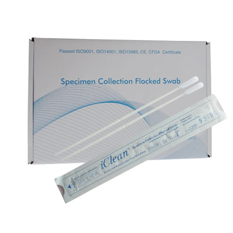 
Disposable virus testing collect transport nasopharyngeal swab test medical nasal sterile swab sticks 