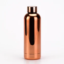 New Glitter Electroplated Color Changing Stainless Steel Cola Bottle Thermo Vaccum Flask Vaso Acero Inoxidable Termo Para Agua