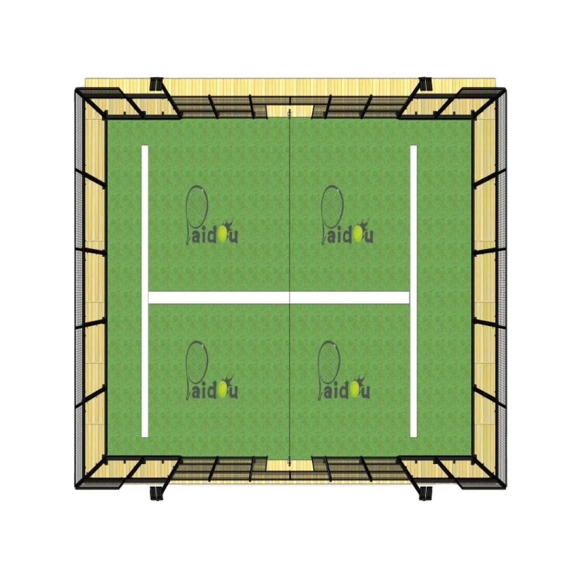 Прямая продажа с завода, низкая цена, бесплатный доступ к теннисной площадке с обеих сторон, профессиональная площадка для продажи