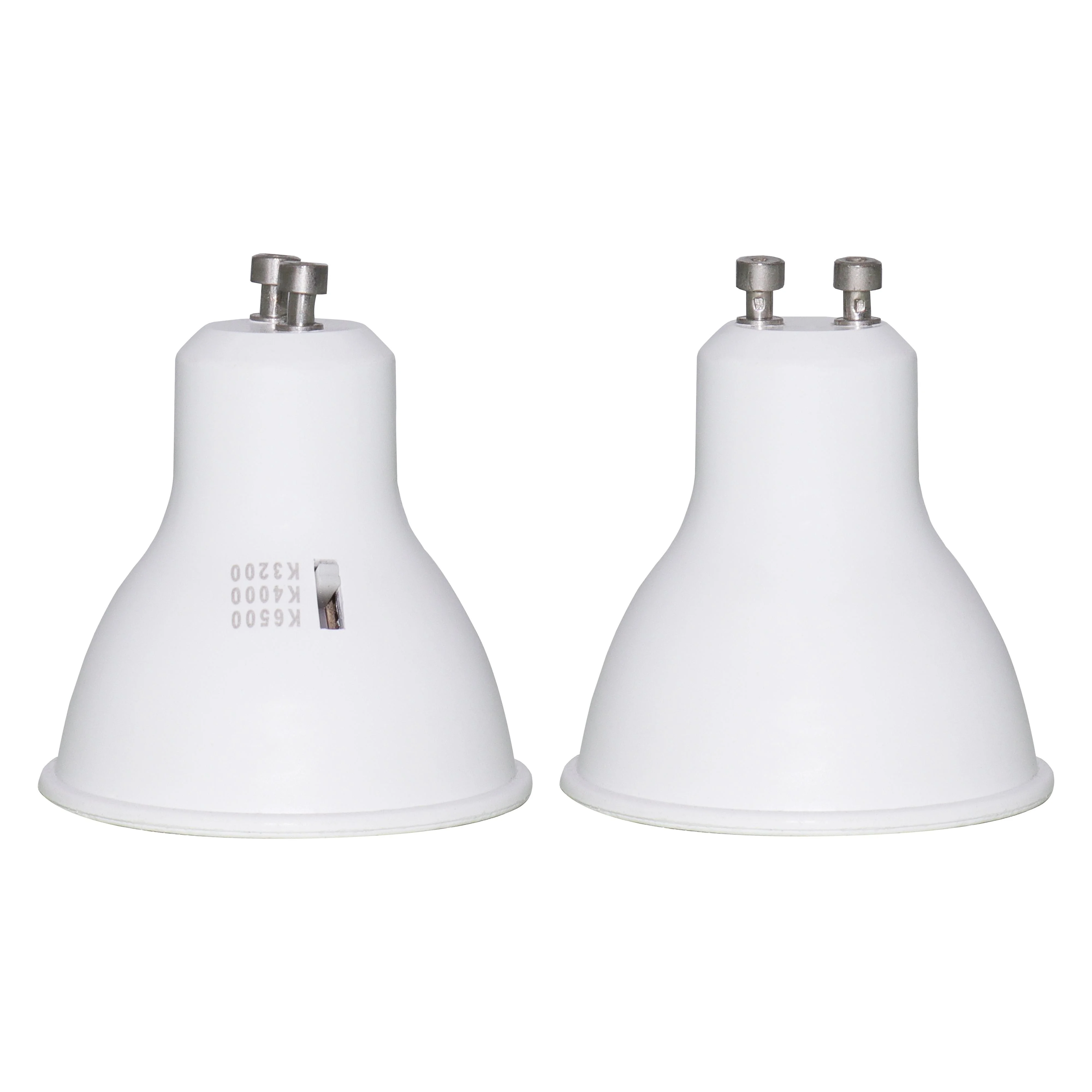 3 cct setting GU10 GU5.3 led spotlight with slide 3 colors switch lamp 3in1 CCT change GU10 bulb 5w 7w