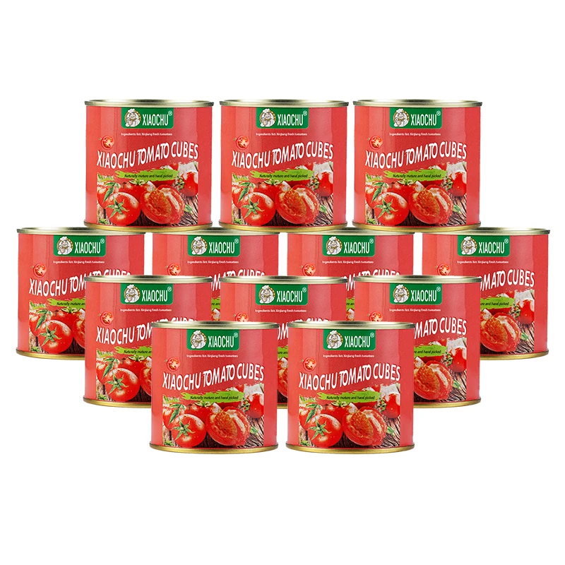Chopped Tomato 252g Provide free samples Canned Tomato Diced Chopped Tomatoes