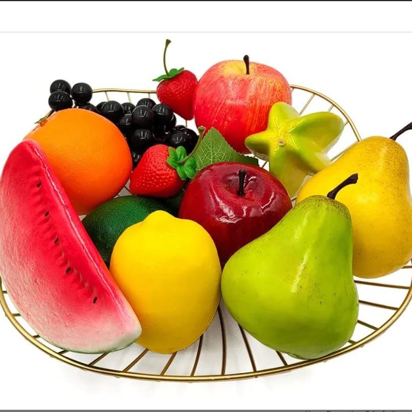 China supplier realistic cheap decorative artificial fruit wholesale