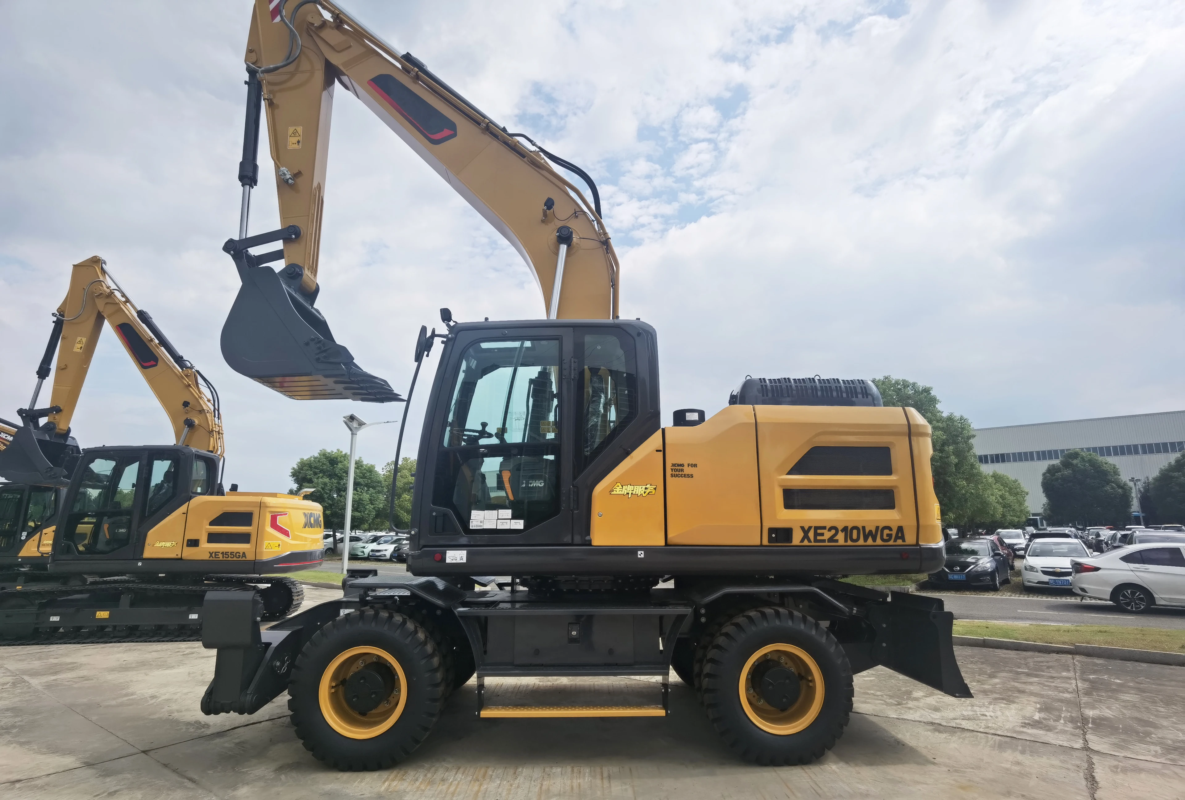 Китайский Новый колесный экскаватор 20 тонн XE210W XE210WB XE210WD XE210WGA с ковшом 0 86 м³ в наличии