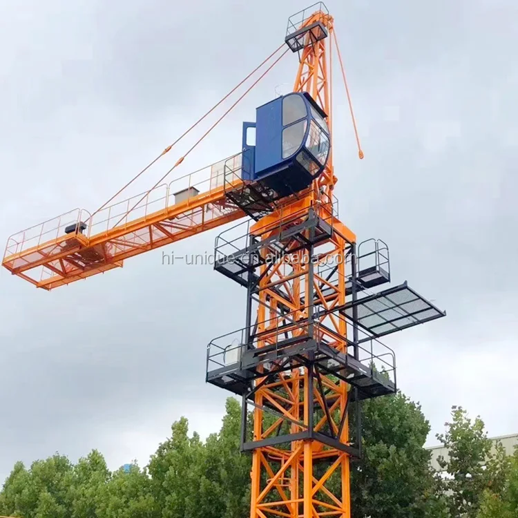 Portable Small Tower Crane QTZ80 High Tower Crane for Sale