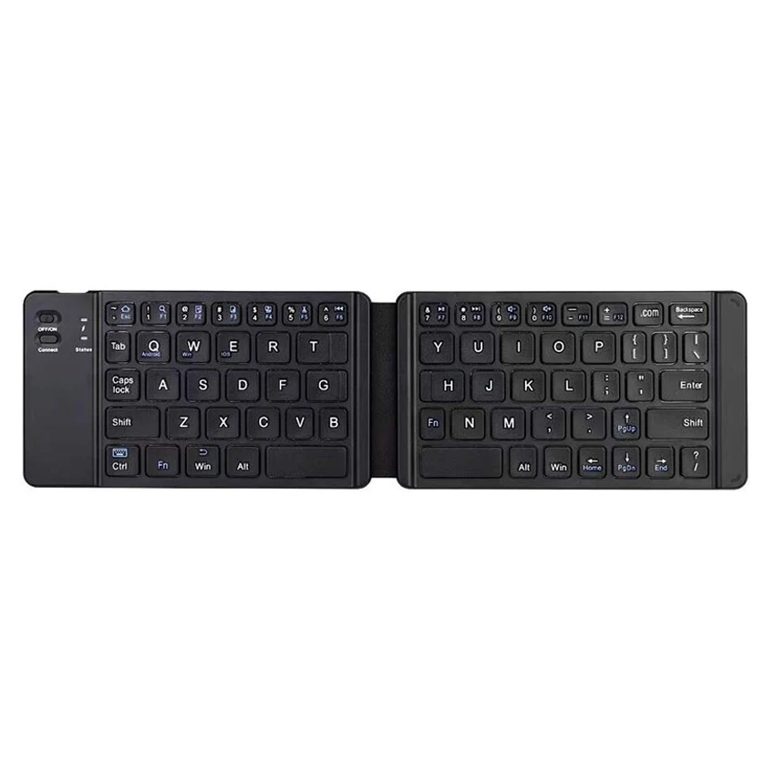 
Shenzhen Manufacturer Mini Foldable BT Wireless Keyboard Black Computer Keyboard 